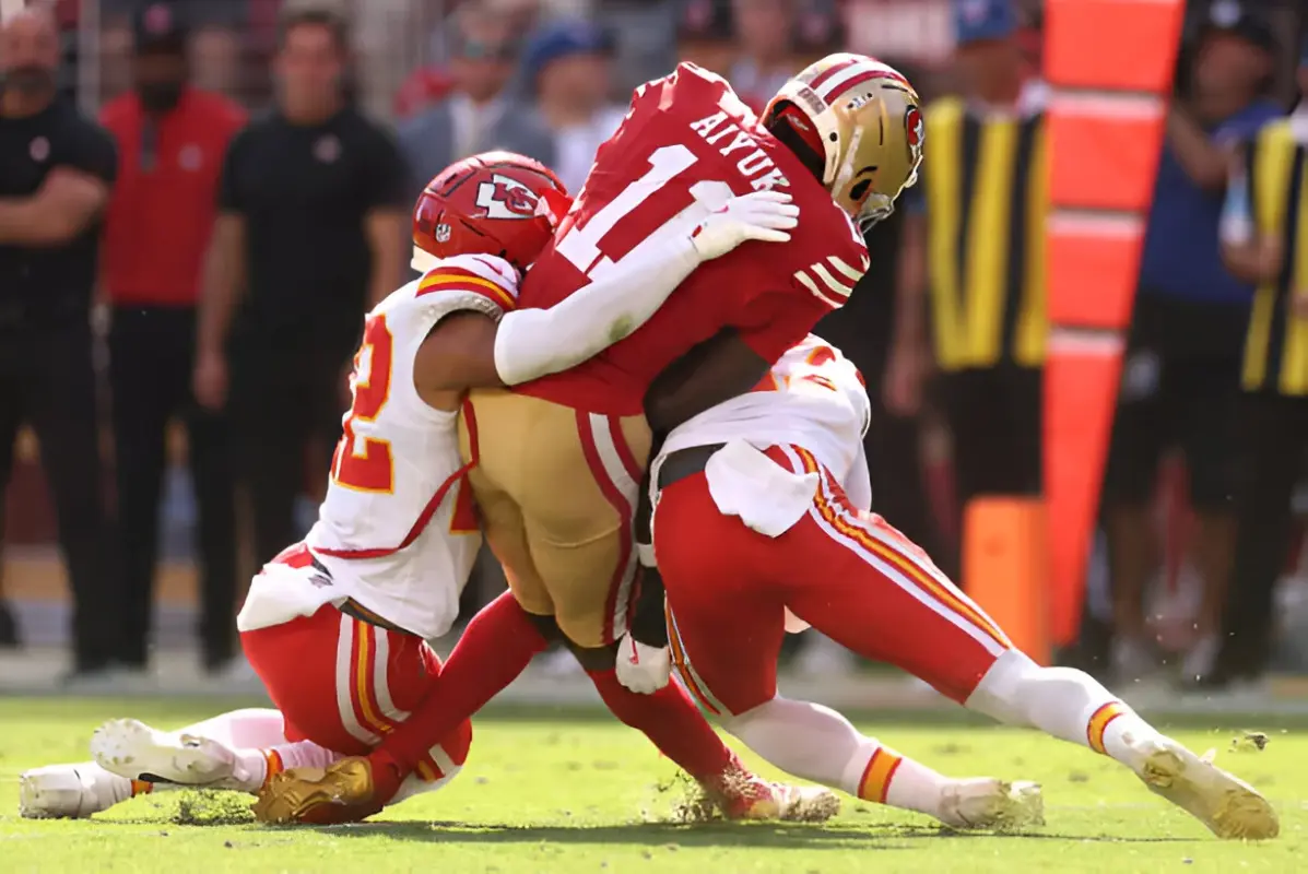 San Francisco 49ers ‘worried’ WR Brandon Aiyuk suffered ACL injury after loss to Chiefs