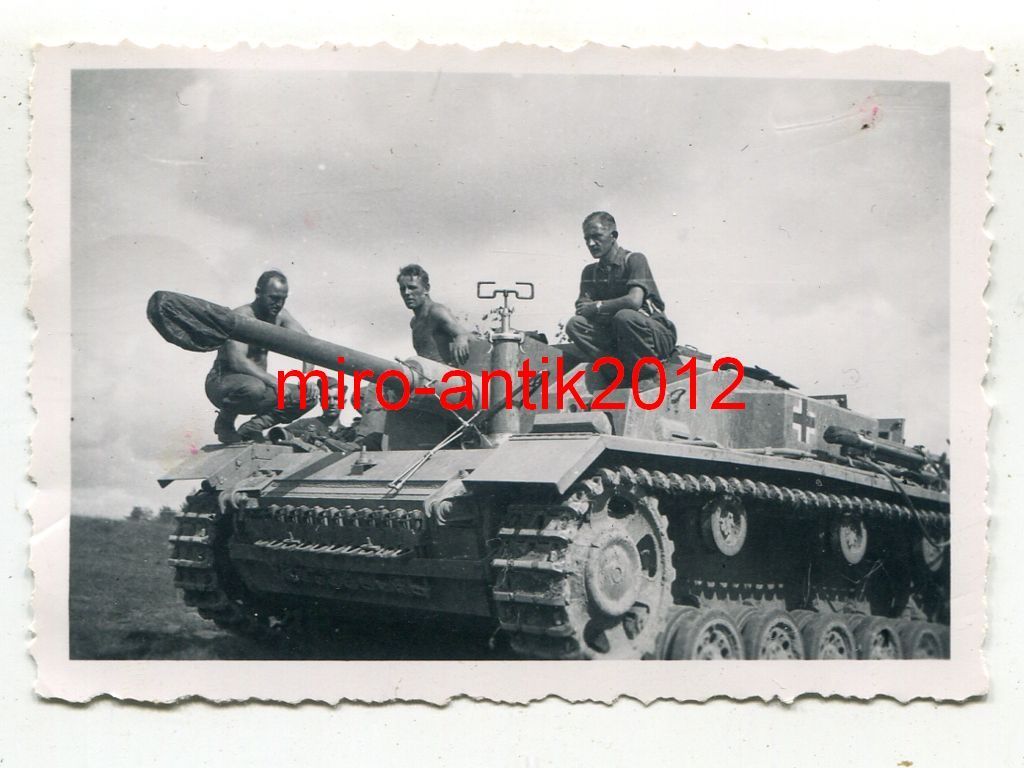 Foto, Panzer, Stug, Sturmgeschütz, Langrohr, s.S