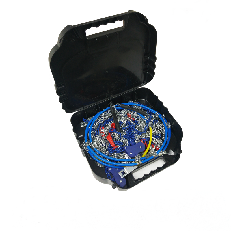 Catene Da Neve POWER GRIP 12mm - Omologate TÜV - Tensione Auto-bloccante - Per Pneumatici 225/80R15 A 285/30R20 - Foto 9