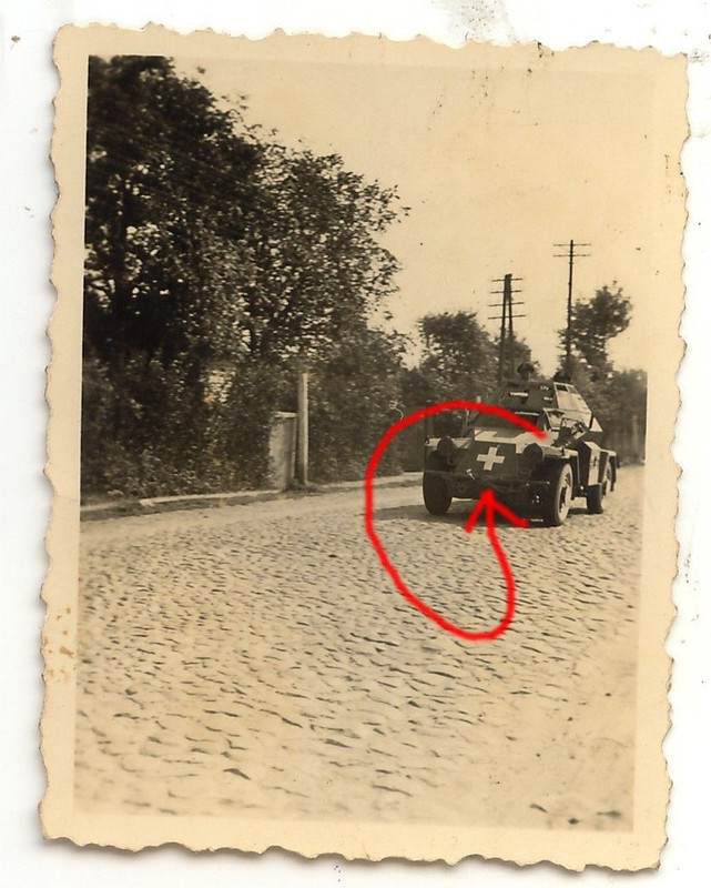 Polen Feldzug deutscher Panzer Spähwagen SdKfz 2