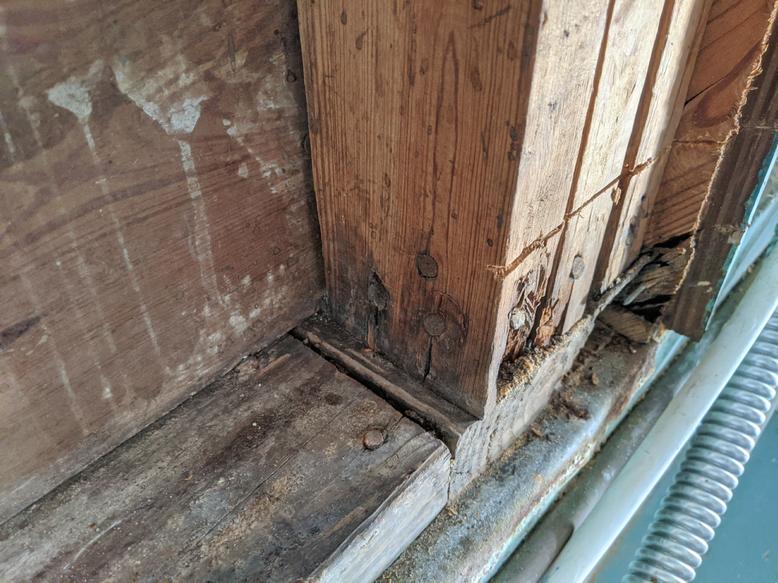 Repairing rotted bottom plate and heels of triple studs DIY Home