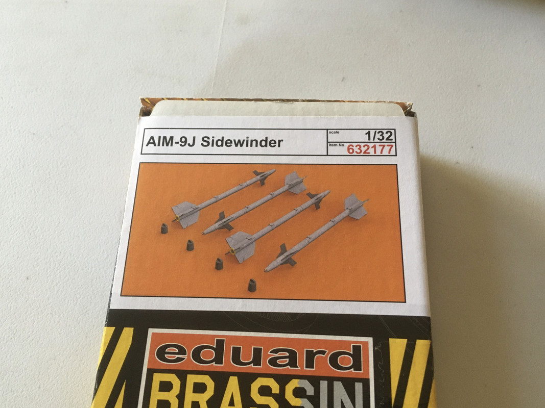 Brassin 1/32 scale AIM-9J Sidewinder - 632177 Brassin 1/32 scale AIM-9J Sidewinder - 632177