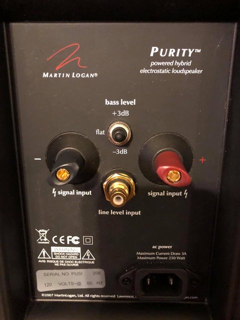 Martin logan purity 2025 for sale