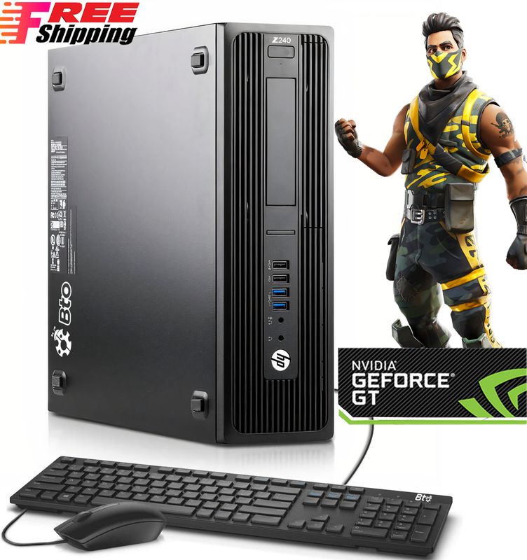 HP Z240 Desktop Computer PC i5 16GB Ram 1TB NVMe 2TB HDD 22