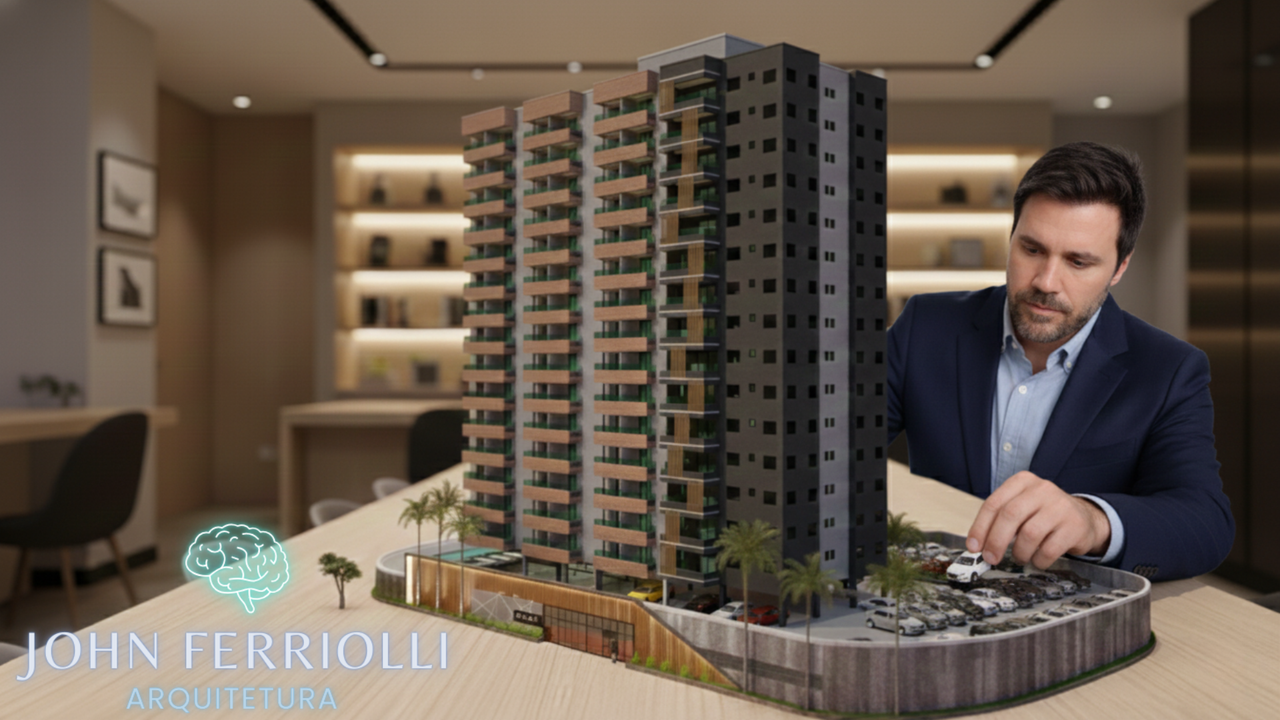 projeto de arquitetura edifício alto padrão ribeirão preto john ferriolli