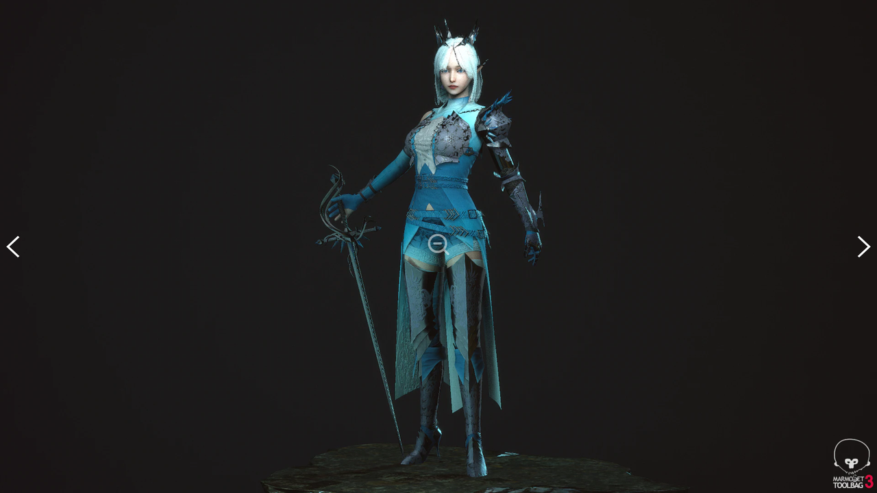 [ Unreal Engine character ] ESM Ice Queen