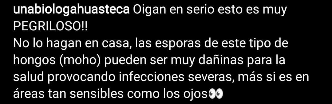 TikToker usa moho para maquillarse y se viraliza ¿Puso en peligro su vida?