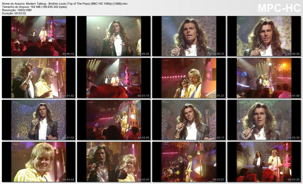 Modern Talking - Brother Louie (Top of The Pops) (BBC HD 1080p) [21.08.1986]