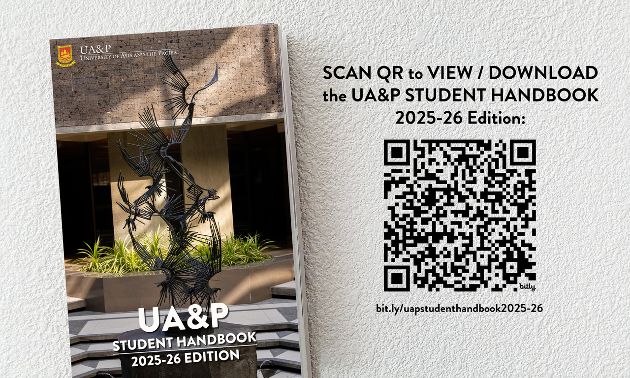 UA&P Student Handbook 2025-26 Edition QR
