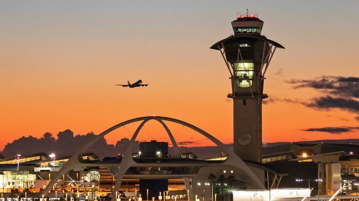 Ilustrasi kawasan Bandara Los Angeles