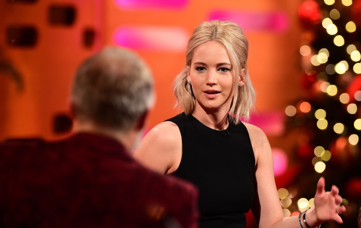 Jennifer Lawrence Legs in Pantyhose – Graham Norton Show | LEGS COOL