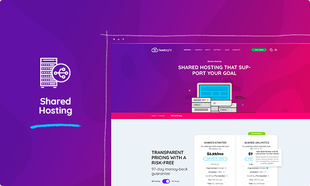 HostSite - Hosting and Technology Website PSD Template - 6