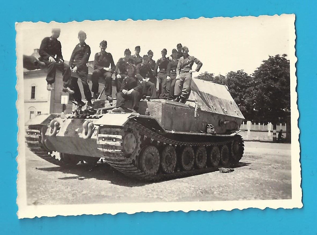 Foto, deutscher Panzer, Typ TIGER ( P ) Ferdinand