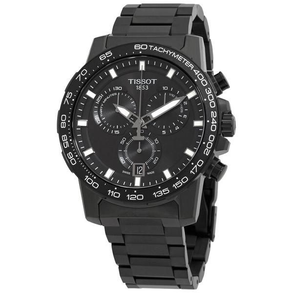 tissot tsport chronograph quartz black dial mens watch t1256173305100 t1256173305100