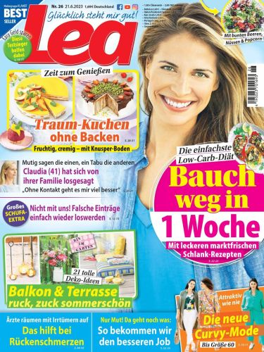 Cover: Lea Frauenmagazin No 26 vom 21  Juni 2023