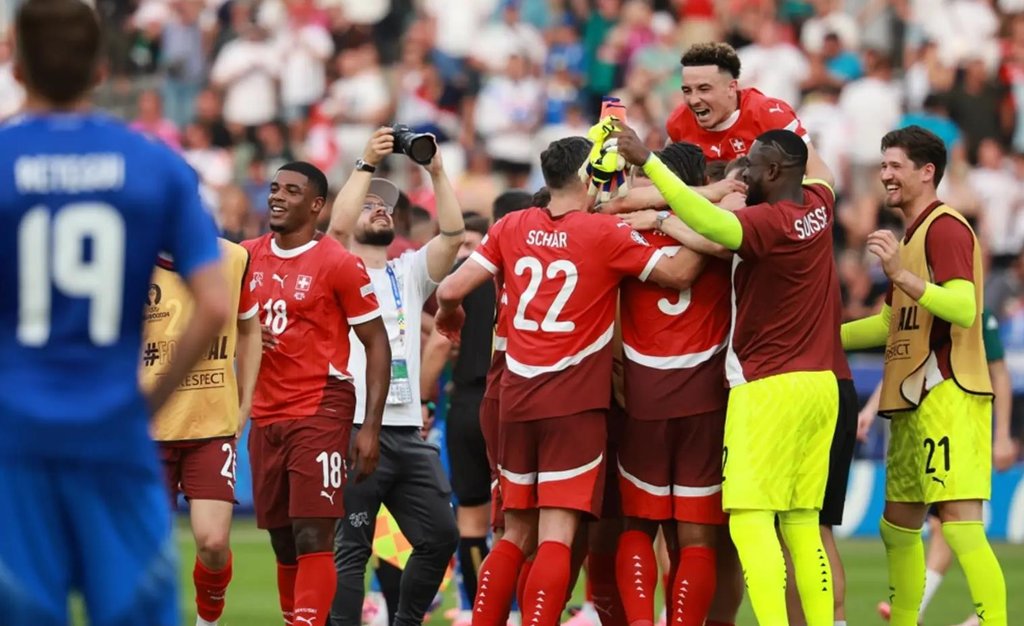 Suiza sorprende eliminando a Italia y avanza a cuartos de final de la ...