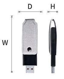 客製化USB ︱ S2-BG 布紋方鑰