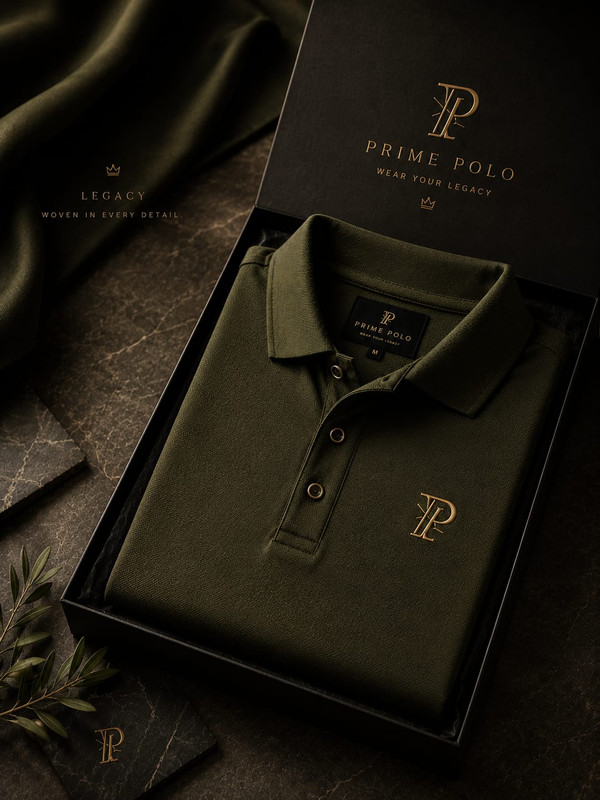 Prime Polo Olive| Premium PK Cotton Polo