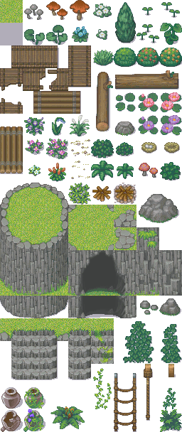 [Recursos] Pixel Art World Forest-Bright