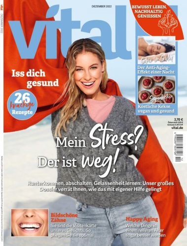 Cover: Vital Wellnessagazin No 12 Dezember 2022