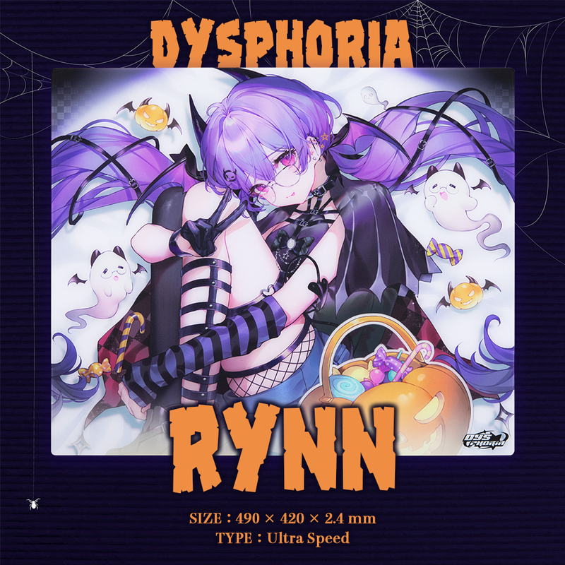 【予約販売】DYSPHORIA RYNN ハロウィン24時間限定 ガラスマウスパッド