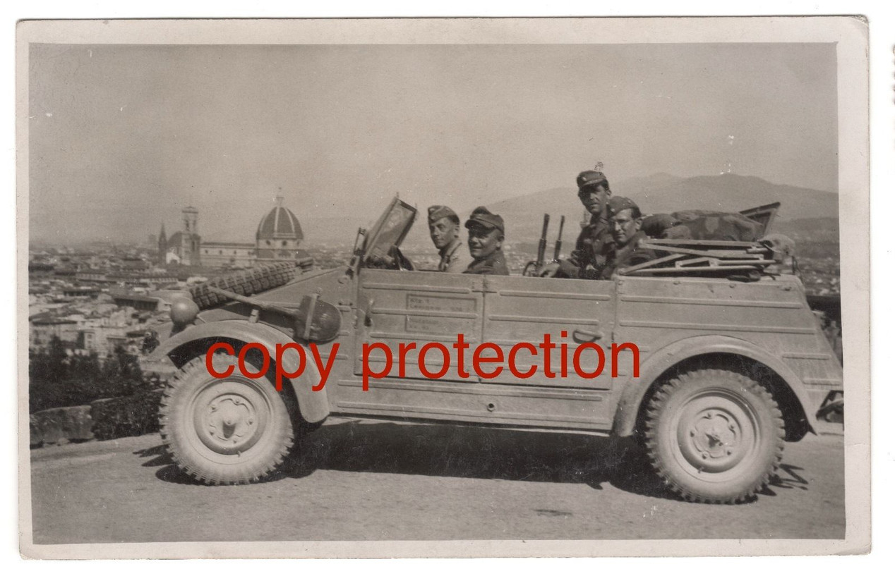 VW 82 Kübelwagen Italien 1944 Florenz Firenze