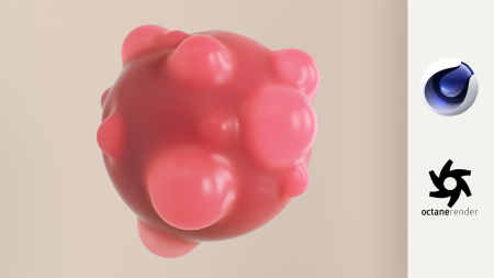 Cinema 4D and Octane   GeoBoil Effect