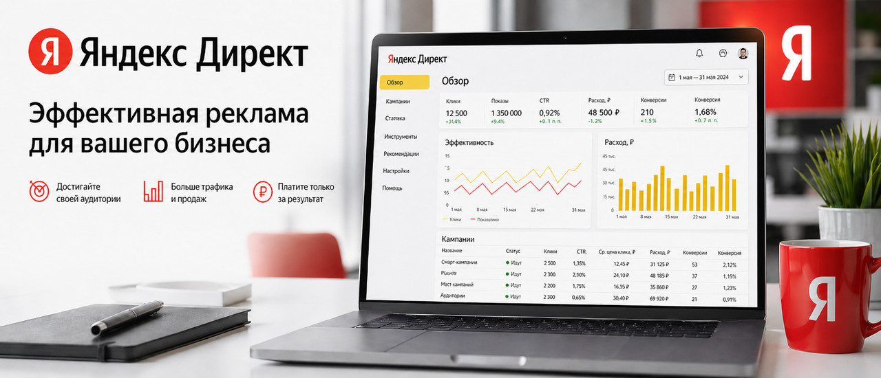 Рекламный кабинет Яндекс Директ