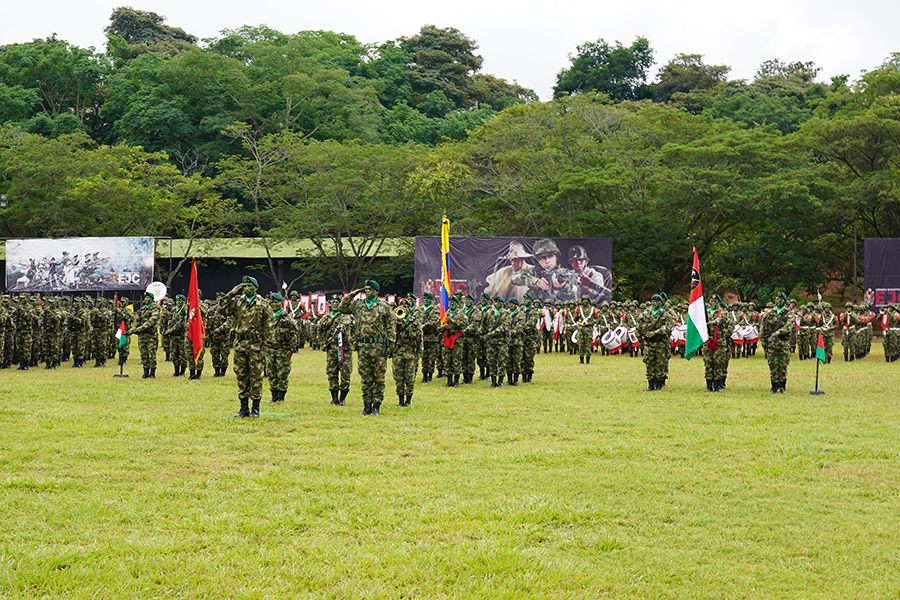 El Ejército Colombiano incorpora 1.969 nuevos soldados