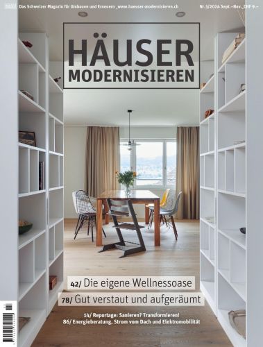 Cover: H&auml;user Modernisieren Magazin No 03 September-November 2024