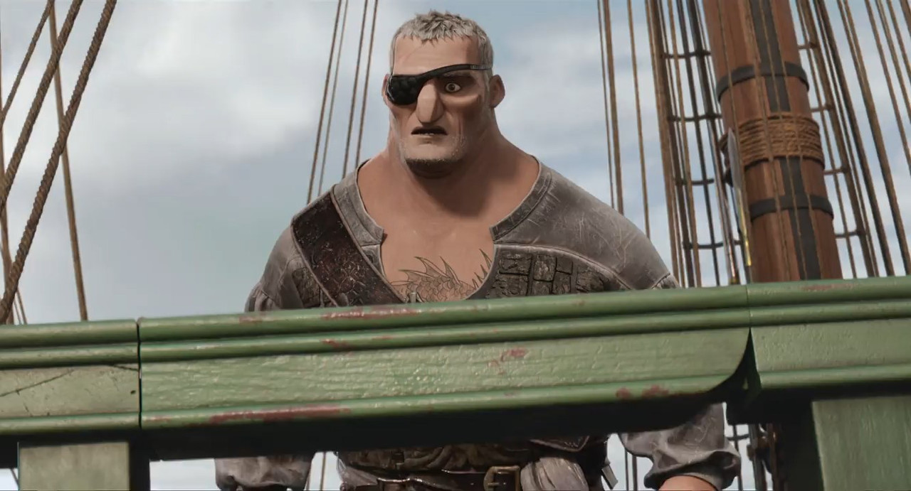 The Sea Beast 2022 WebRip [Hindi + Tamil + Telugu + English] 480p, 720p ESub Screenshot
