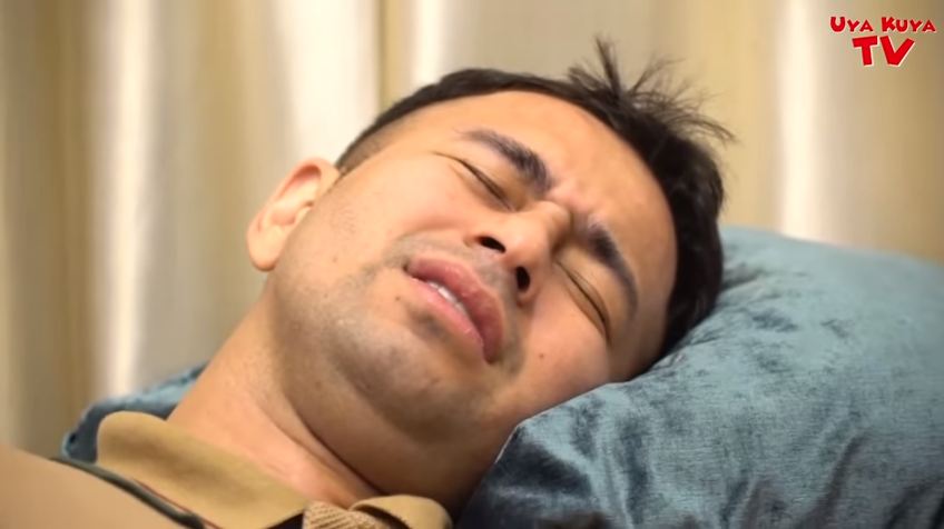 Raffi Ahmad nangis histeris saat mengungkapkan ketakutan bila Nagita Slavina enggan memiliki anak perempuan darinya