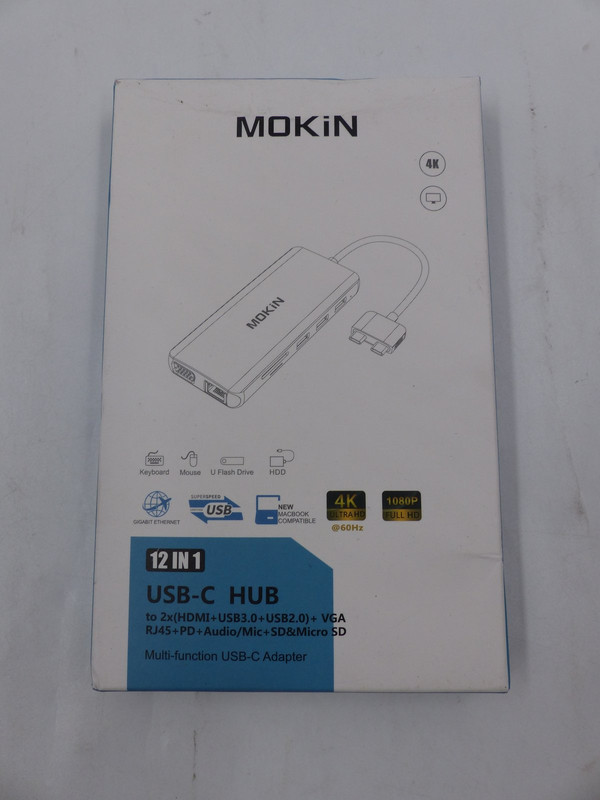 MOKIN 12-IN-1 USB-C HUB IN SILVER X002METY7N