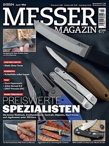 Cover: Messer Magazin No 02 April-Mai 2024