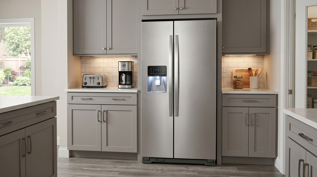 Nevera Whirlpool 25 Pies Cubicos Side by Side