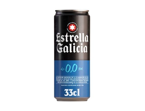 Cerveza Estrella Galicia Sin Alcohol (330 Ml.)