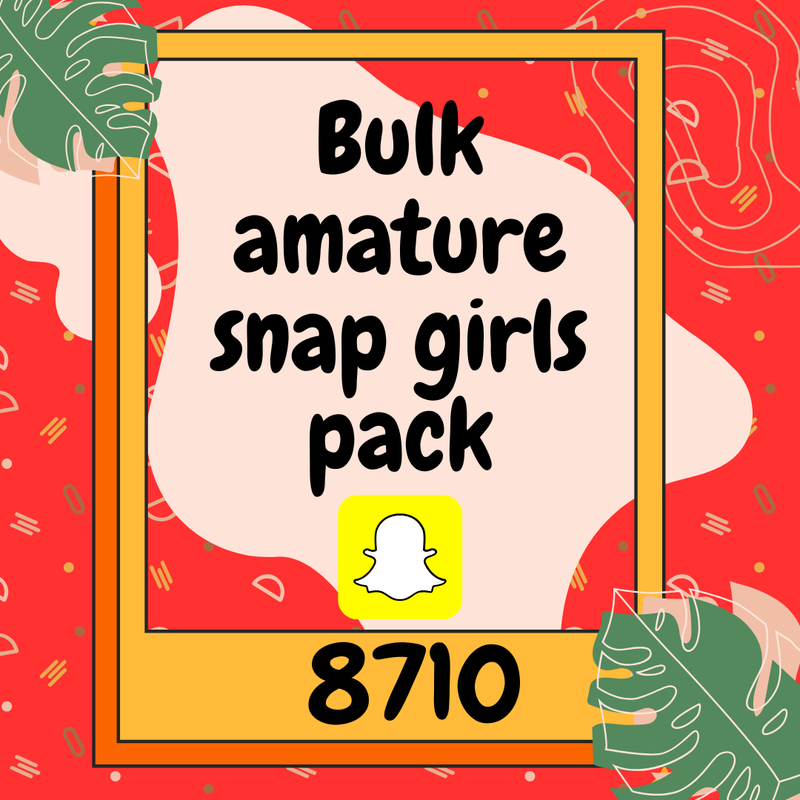Bulk amature snap girls pack (3)