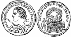 Medallón de Gordiano III. Reproducción 1