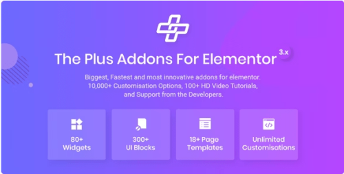 Codecanyon - The Plus v5.5.1 - Addon for Elementor Page Builder WordPress Plugin NULLED