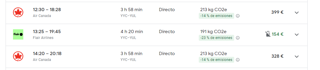 Vuelos a Canadá (Cías aéreas, escalas...) - Foro USA y Canadá