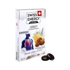 Swiss Energy Herbal Lozenges Finest Bee Honey 20s Alphine Herbs