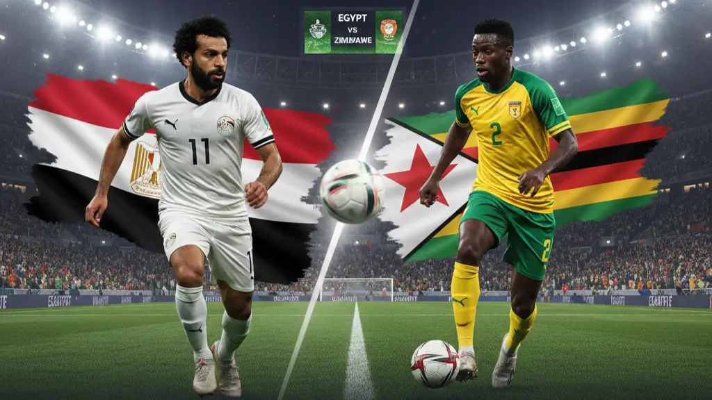 بث مباشر مباراة مصر وزيمبابوي كأس أمم إفريقيا