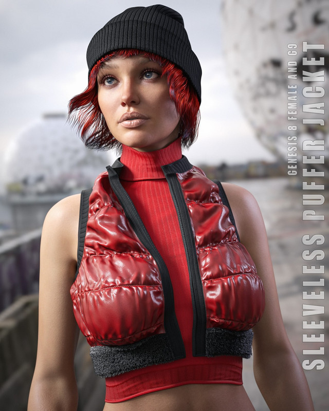 Sleeveless Puffer Jacket Genesis 8-8.1F and G9