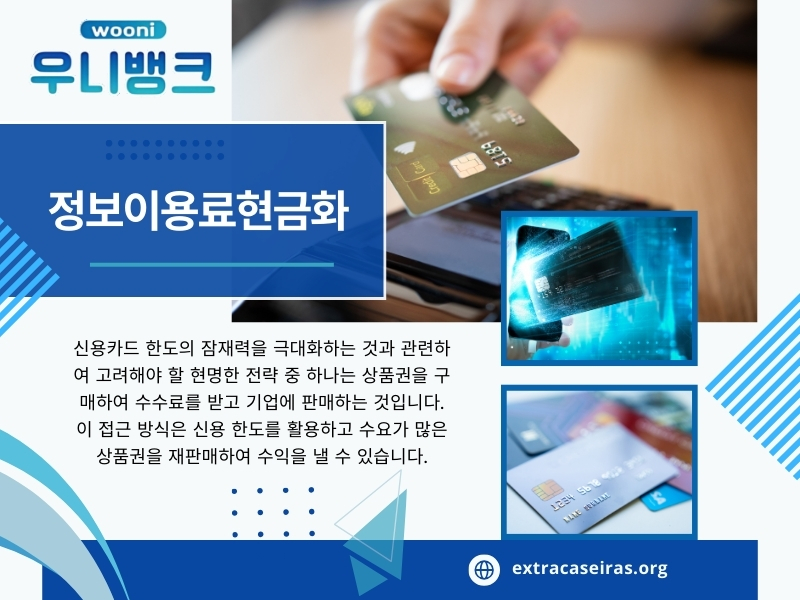 정보 이용료현금화