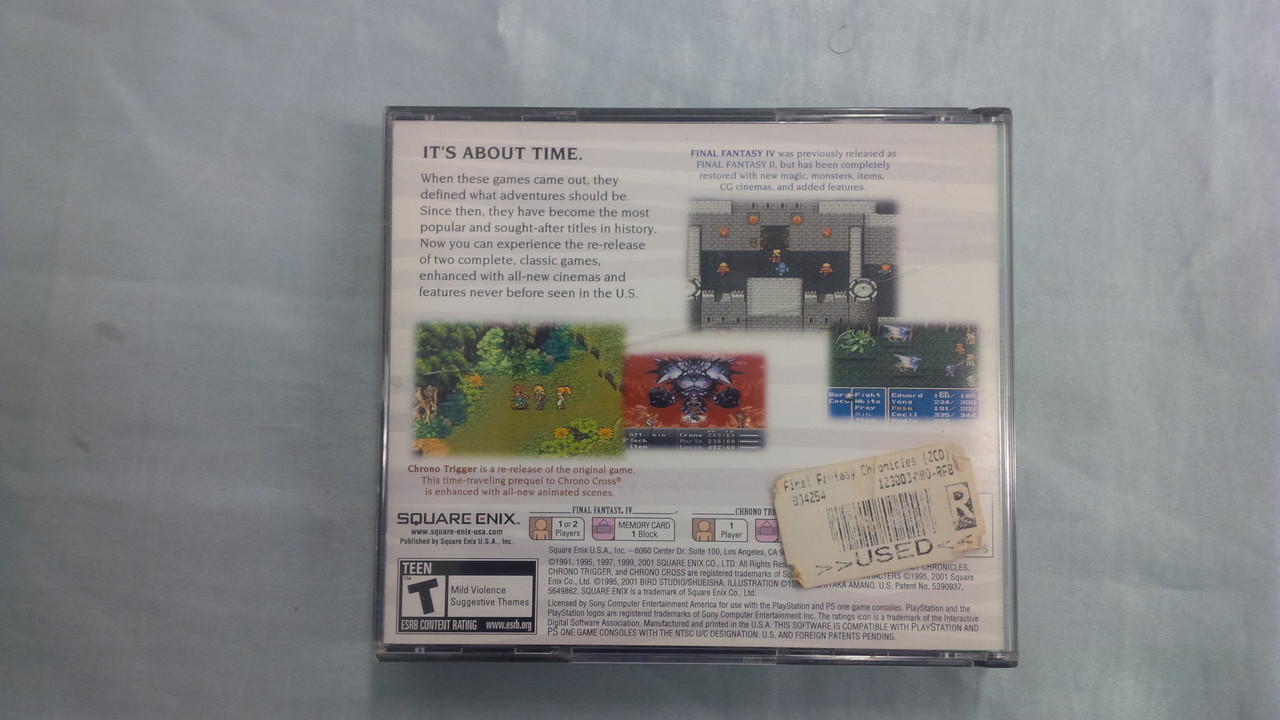 Final Fantasy Chronicles - 06 (rear cover) 104655