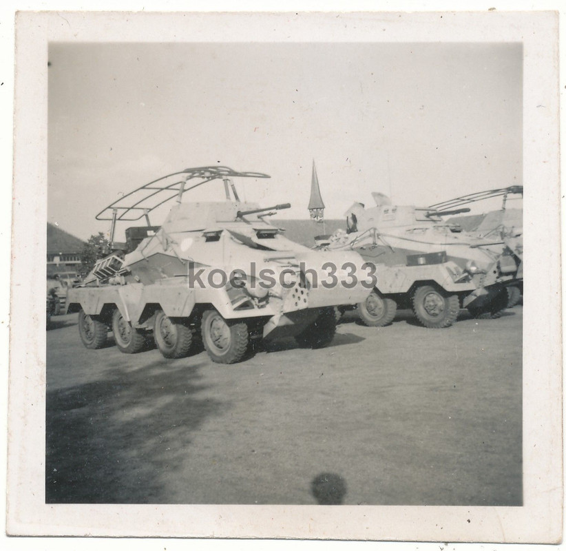 Panzerspähwagen 8 Rad Funk Panzer PaK Schutz ! S