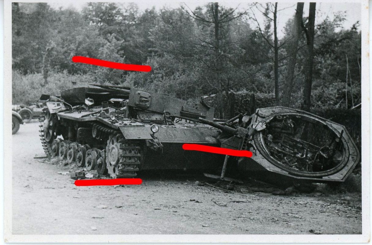 Panzer III Tank Frankreich Belgien Kämpfe Foto