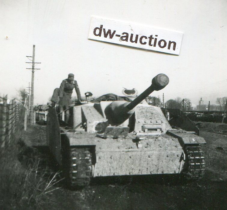 Holland , Sturmgeschütz Langrohr mit Seitenschür