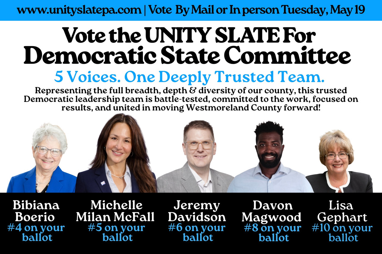 Vote the Unity Slate for Democratic State Committee