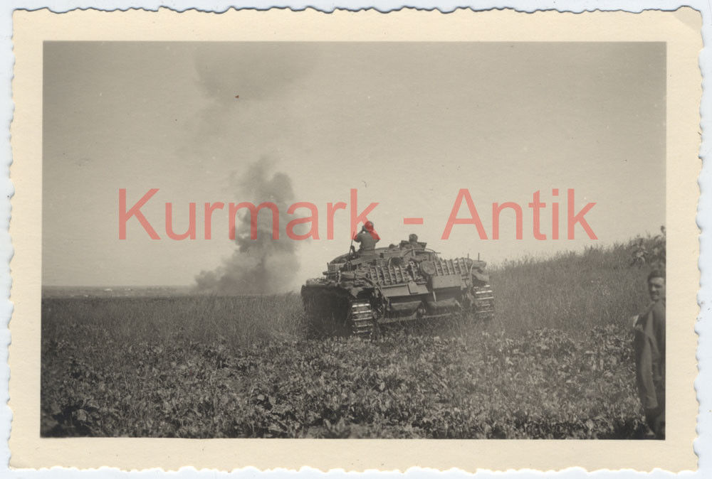Foto Wehrmacht Russland Front Panzer Stug Sturmgeschütz 15.9.41 